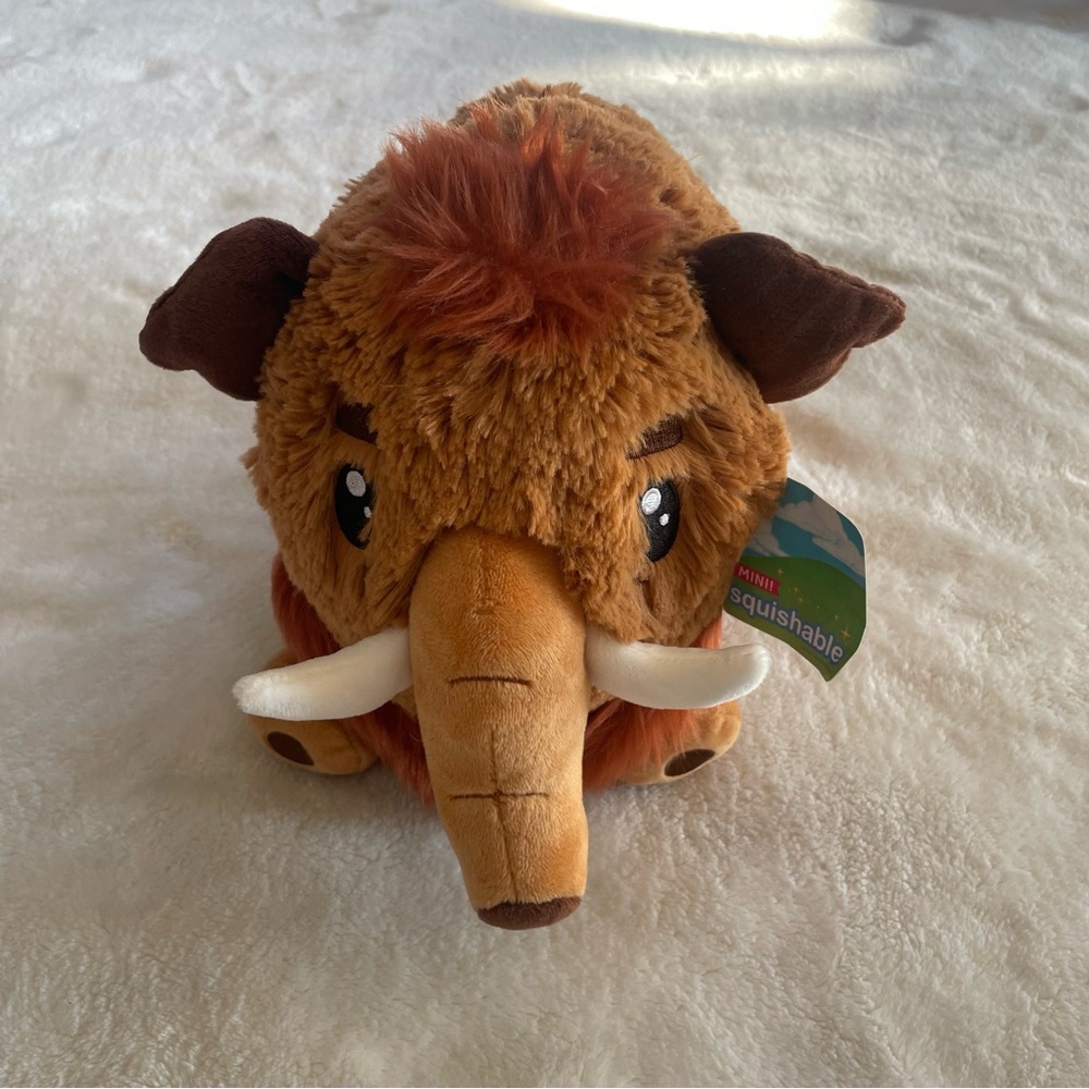 Squishable Mini Woolly Mammoth Plush NWT - Picture 3 of 7